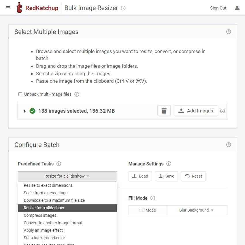 Bulk Image Resizer Edit Multiple Images Online RedKetchup